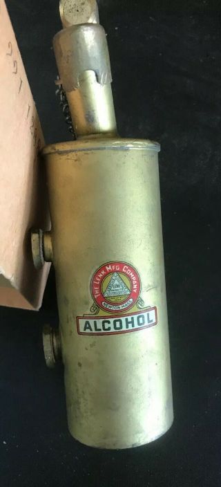 Vintage Lenk Champion Line Alcohol Blotorch Blow Torch No 30 W Directions