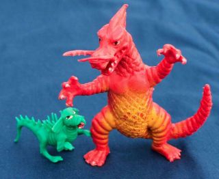 2 Vintage Chinasaurs Patchisaurs Dungeons & Dragons