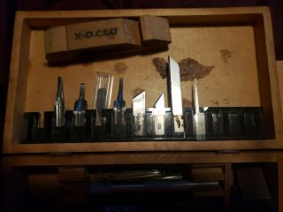 Vintage Tool Kit,  Mat Cutter,  x acto Knife Kit 3