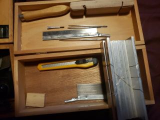 Vintage Tool Kit,  Mat Cutter,  x acto Knife Kit 4