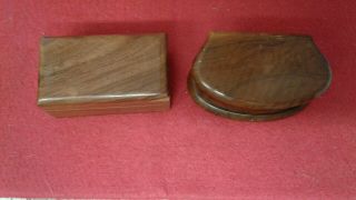 Vintage Wooden Box ' s X2 vgc 3