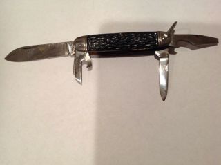 Camillus York Usa 4 Blade Pocket Knife Vintage