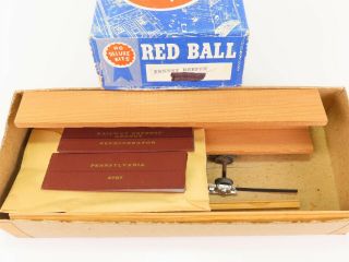 Ho Scale Vintage Red Ball Prr Pennsylvania Reefer 2727 Wood & Metal Model Kit