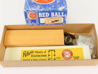 Ho Scale Vintage Red Ball Raox Roberts Meats 40 