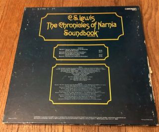 Vintage Chronicles Of Narnia Records Soundbook 3