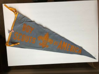 Boy Scouts Of America Vintage 1940s Vintage Souvenir Pennant/banner