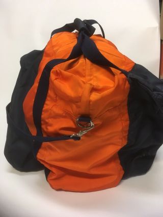Vintage Salomon Ski Gear Bag – Classic Orange & Blue Colors 3