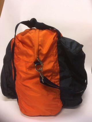 Vintage Salomon Ski Gear Bag – Classic Orange & Blue Colors 4