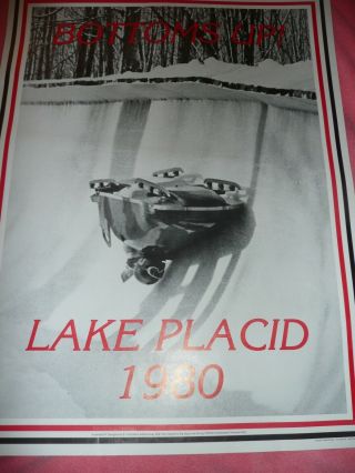 Vintage Poster Olympic Winter Games Lake Placid 1980
