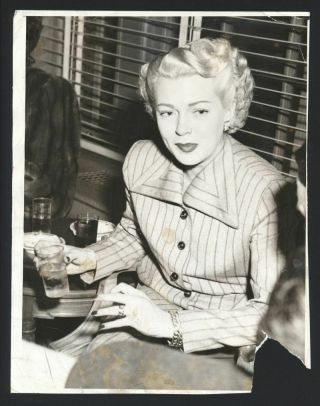 1947 Lana Turner Vintage Photo Postman Always Rings Twice