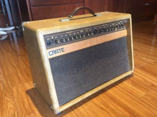Crate Acoustic Ca 60d Vintage Acoustic Guitar Combo Amplifier & Stand
