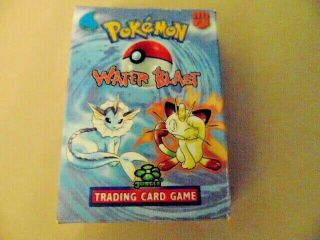 Pre Owned Pokémon Tcg Trading Cards Water Blast Jungle Theme Deck Vintage
