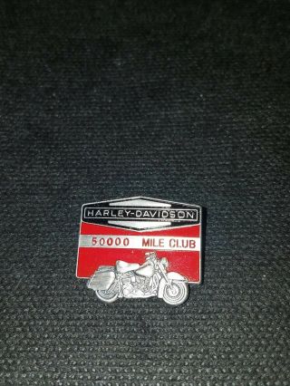 Vintage Harley Davidson pins 25000 mile club a 50000 club 1978 75th anniversary 2