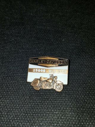 Vintage Harley Davidson pins 25000 mile club a 50000 club 1978 75th anniversary 3