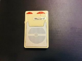 Vintage Tr 2 Mascot Ii Transistor Radio W/ Box