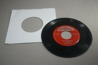 Vintage 45 Rpm Record - The Penguins Earth Angel / Het Senorita Dootone