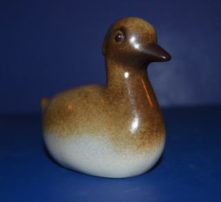 Vintage Howard Pierce Mid - Century Pottery Porcelain Figurine Duck