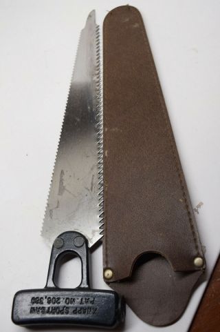 Vintage Knapp Hunting Sport Saw/knife Sheath