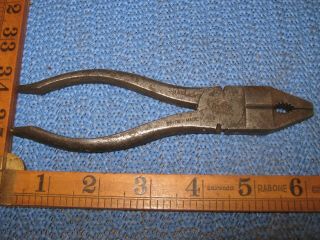 Vintage Shelley 6 " Round Hole Pliers Fits Mg Tc Td Boot Tool Kit