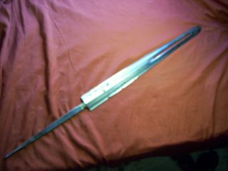 Vintage Unknown Chinese Sword Dagger Blade Only Parts