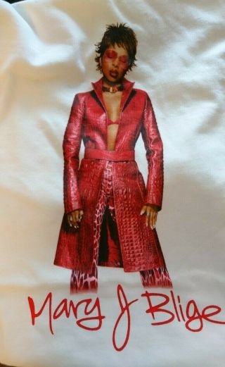 Mary J.  Blige Vintage Concert T - Shirt Size Med.  Never Worn