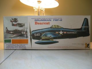 1967 Vintage Hawk 1/48 Grumman F8f - 2 Bearcat 562 - 130