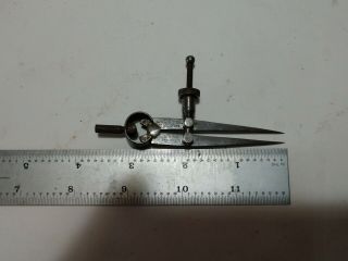 Vtg Starrett Machinist Tool Compass Divider Caliper.  Very Old.  Pat Date 6/2/1885