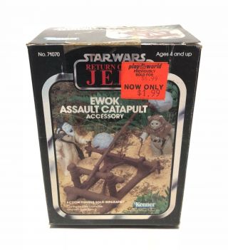 Vintage Star Wars Rotj 1983 Ewok Assault Catapult 1 -