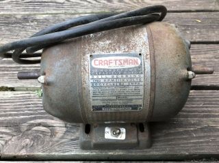 Craftsman Packard Electric 1/2 Hp Motor 115.  6962 1750rpm 115v Vintage