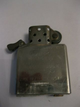 Vintage 2007 Brushed Steel Zippo Lighter 4