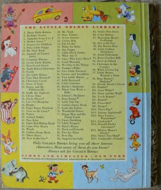 Vintage Little Golden Book A DAY AT THE ZOO 1st edition Tibor Gergely 2