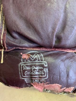 2 Vintage MacGregor Gold Smith Boxing Gloves Man Cave Decor 14oz 4