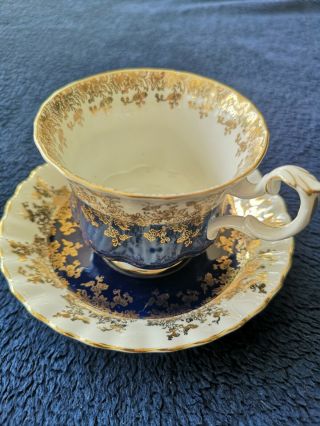 Vintage Royal Albert Porcelain Cup And Saucer