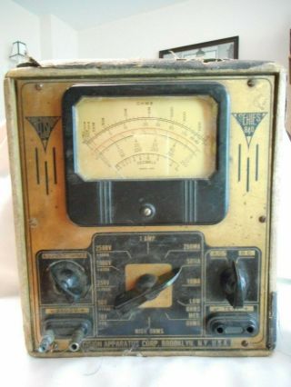 Vintage Precision Apparatus Co.  Meter Tester Series 840 Vom -