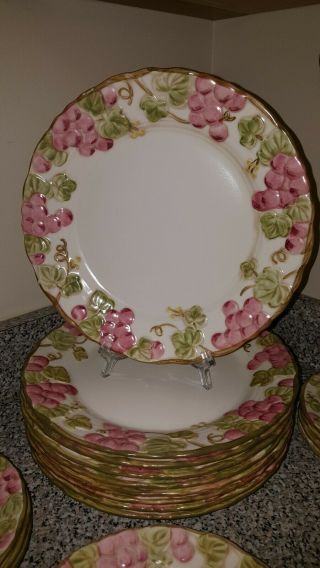 24 Piece Vintage Pink Poppy Trail Dishes By Metlox Made In California