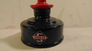 SKELLY Vintage Miniature Thumb Pump OIL CAN Gasoline Station Gas Spout MINI 2