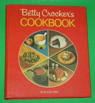 1969 1976 Betty Crocker Vintage Red Pie Cookbook 5 - Ring Binder Recipe 28th Print