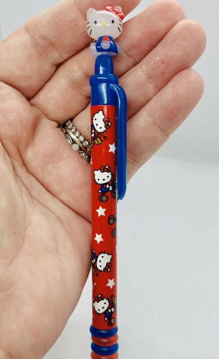 Vintage Hello Kitty Sanrio Pen Red Blue 2000