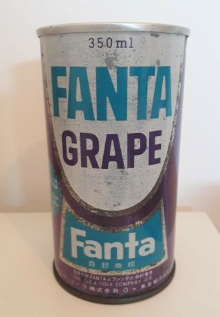 Fanta Can Grape Japan Vintage 1968