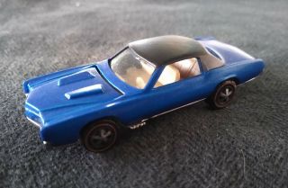 Vintage 1968 Hot Wheels Redline Custom Eldorado Dark Blue.  Usa (restored)