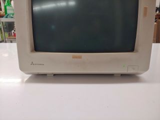 Mitsubishi Color Computer Monitor - Vintage Gaming - Model : AUM - 1371A 2