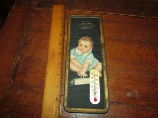 Vintage Advertising Thermometer Joe 