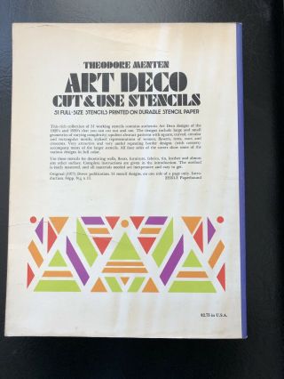 Vintage Art Deco Stencil Book 2
