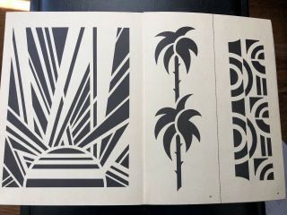Vintage Art Deco Stencil Book 3
