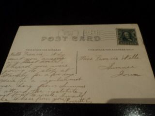 Vintage 1900 ' s Postcard RPPC Waverly Iowa,  Condensed Milk Co.  Philadelphia 5