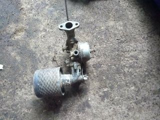 Vintage Clinton Go Kart/lawn Mower Small Engine Carburetor With Air Cleaner