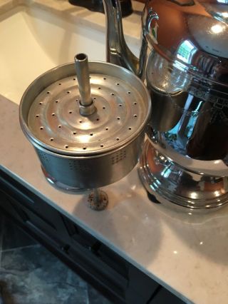Vintage FARBERWARE 6 Cup Electric PERCOLATOR Coffee Pot Model 208 NO CORD 5