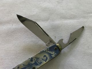 Rusty,  Rin Tin Tin Vintage Colonial Souvenir Pocket Knife 2