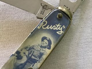 Rusty,  Rin Tin Tin Vintage Colonial Souvenir Pocket Knife 6