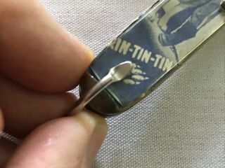 Rusty,  Rin Tin Tin Vintage Colonial Souvenir Pocket Knife 7